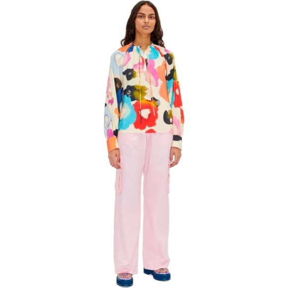 NWOT STINE GOYA
STINE GOYA VIANNA MULTICOLORED FLORAL BLOUSE Size XXS $350 - Picture 3 of 7